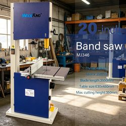 Mj346 Woodworking Automatic Feeding Wood Cutting Vertical Band Saw Machines