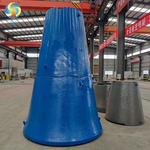 High Manganese Steel Castings for Cone/ Gyratory Crusher Spare Parts