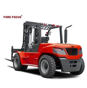 Container Forkfocus Forklift 12.0t with Chaochai Engine and Container Mast Working in Port