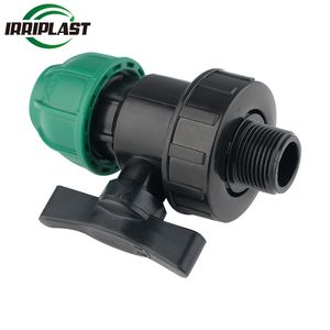 Factory Manufacturer PP Compression Fittings PP Singe Male Union Ball Valve M