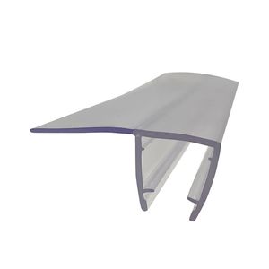 H Shape Glass Shower Screen Seal PVC Shower Door Side Seal Strip