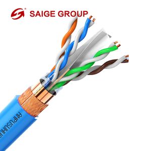 High Performance Fully Shielded Category 8 Network Cable for High Speed Data Transmission
