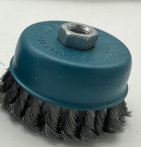 Cup Brush CS Wire Crimped 3"*14mm