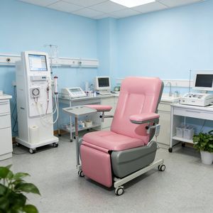 Blood Donation Chair Electric 2 Motors Medical Furniture Cheap Factory Leather Hospital Furniture