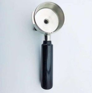 Ergonomic Red Rosewood Handle Portafilter for Perfect Coffee Shots