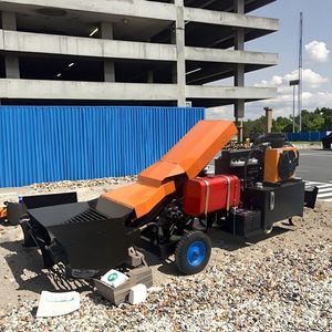 30m Small Diesel Engine Vehicle-Mounted Concrete Pump Inclined High-Pressure Long-Distance Pumping Equipment for Building
