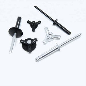 Aluminum Tri Fold Exploding Rivets Anodized Black Trifold Blind Rivet