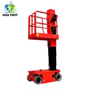 6.8 M 227 Kg Mobile Electric Man Lift Platform for Aerial Work Industrial Vertical Lift