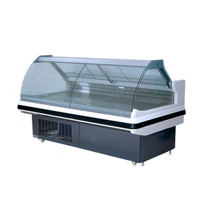 Supermarket Energy Saving and Environmental Protection Equipment Deli Fridge Meat Refrigerator Showcase