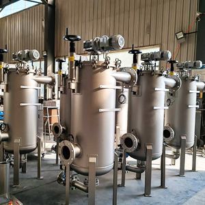 Automatic Self-Cleaning Water Filter Housing for Beverage Manufacturing
