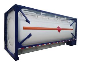 Super High Quality New Design 20 FT 25m3 Single-Layer Carbon Steel Tank Container on Sale