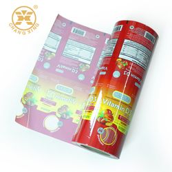 OEM 3 Layer Composite Plastic Packaging Food Safety Film Roll for Nutrition Supplement