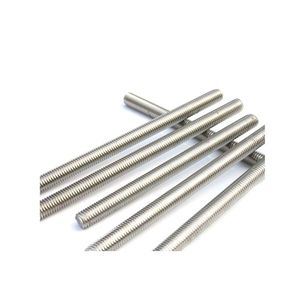 Stainless Steel Double-Headed Solid PVDF Threaded Rods Stud Bolts Fasteners