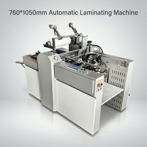 Automatic Oil Heating Hydraulic Hot Lamination 760mm Servo Motor 30m/min Paper Laminating Machine