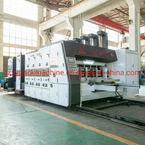 High quality Flexo Printing Slotter Die Cutter Stacker for Corrugated Cardboard