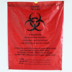 Siny Disposable Hospital Biohazard Bag Medical Waste Bag with ISO
