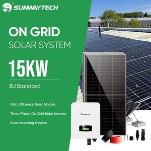 15kw 20kw 25kw Three Phase on Grid Solar Energy System for Industrial Commercial