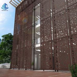 Anti Fading Building Facade Cladding Custom Wood Grain Extruded Cladding Aluminum Panels From China Aluminum Factory