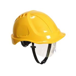 CE PPE Certified Hard Hat with Built-in Safety Protective Goggles