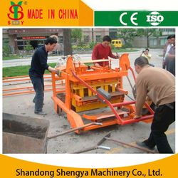Manual Movable Egglaying Concretre Block Forming Machine with Diesel Engine (QM4-45)