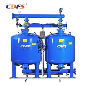 Industrial Water Filter Automatic Backwash Pressure Sand Filter Quartz Sand Media Filter for Seawater Desalination Water Treatment/Drip Irrigation System