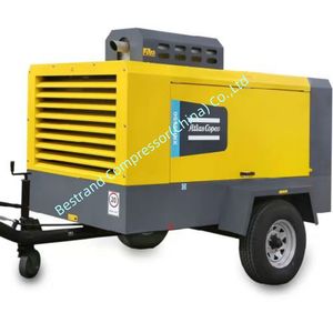 Atlas Copco Mobile Air Compressor Price 2025 Original Mining Use 360 Cfm