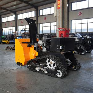 Remote-Controlled Snow Removal Machine, Tracked Snow Removal Machine, Snow Removal Robot, Small Snow Clearing Vehicle, Tracked Snow Removal Machine