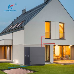 Geothermal Heat Pump Transfer Free Energy From Ground to Heat Water Heater