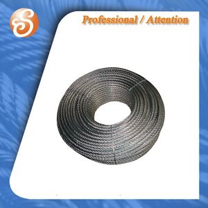 High-Quality Hot Dipped Galvanized Steel Wire Rope 6X37+FC