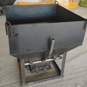 Hopper with Wear Resistant Composite Metal Liner for Ore Transport