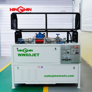 Double Intensifiers 60000psi High Pressure Waterjet Cutting Machine Intensifier Pump Ww60jet