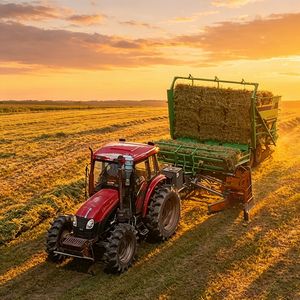 Stock Available Wear Resistant Bale Stacker Machine for Farmland Harvesting