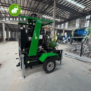 High Vacuum Diesel Engine Self Suction High Head Irrigation Mobile Water Pump