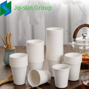 OEM 100% Biodegradable 16oz Take Away Coffee Cup Sugarcane Bagasse Degradable Milk Tea Cup