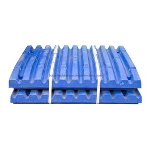 High Managese Steel Jaw Crusher Spare Parts C125 C145 C160 Swing Jaw Plate