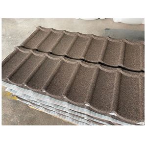 Roofing Building Materials House Stone Coated Metal Steel Roof Tudor Sheet Tiles