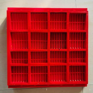 Durable Polyurethane Vibrating Screen Mesh Custom High Efficiency PU Screen Panel for Mining Gold Sand Dewatering Recovery