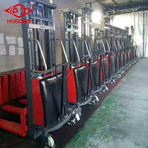 2 Ton Semi Electric Forklift 2m Lifting Height Electric Pallet Stacker
