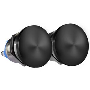 Mushroom Push Buttons 22mm No Momentary Waterproof Stainless Metal Mushroom Push Button Switch