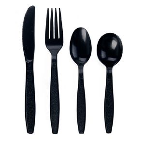 Travel-Friendly Plastic Cutlery Set PS PP Eco-Friendly Disposable Plastic Cutlery Set with for Restaurant