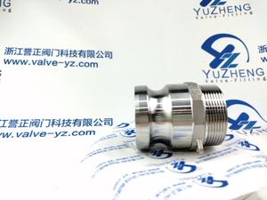 Stainless Steel Type F Quick Coupling SS304 Hydraulic Oil Pipe Fitting Bsp NPT Quick Release Disconnect Connector