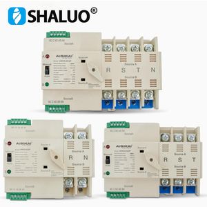 2p 3p 4p 16A 63A 100A ATS Automatic Transfer Switch Dual Power Electrical Selector Switches 220V 380V