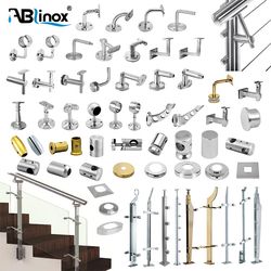CNC Machine Part Hardware 304 Stainless Steel Handrail Fitting