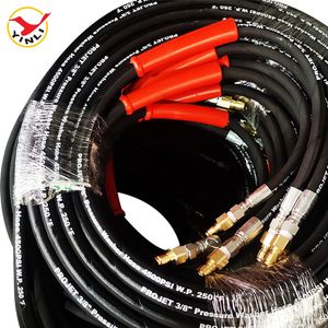 1/2 Inch High Pressure Hose 3/8 Water Rubber Car Washing Cleaner High Pressure Washer Hose