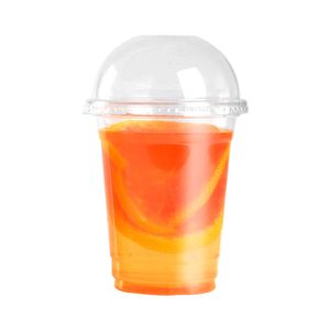 Clear Rigid Plastic Vacuum PP Juice Cup with Printing
