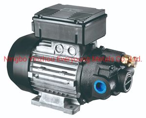 Lubricating Oil Transfer Pump 220V AC Vane Type Electric Oil Pump