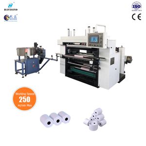 Manufacturer Supplies Factory Price Semi-Auto Paper Slitting Machine Thermal Paper Roll Slitter Rewinder Cutter Rewinding Cutting Making Machine