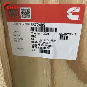 Original Cummins K60 K38 K19 Cylinder Head 5372485 5371714 3641571 Cummins Diesel Engine Parts Engineering Machinery
