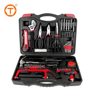 Portable Mechanic Tools Set 57PCS Construction Wrench Plier and Saw Hand Tools Set