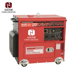 Compact Quiet Diesel Power Diesel Generator Set for Various Uses 6.6kVA /7.5kVA/8kw
